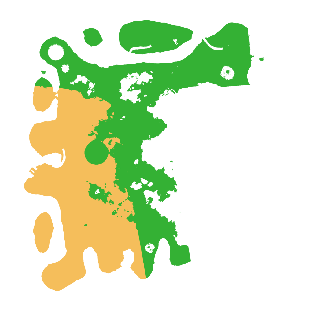 Biome Rust Map: Procedural Map, Size: 3500, Seed: 7147229