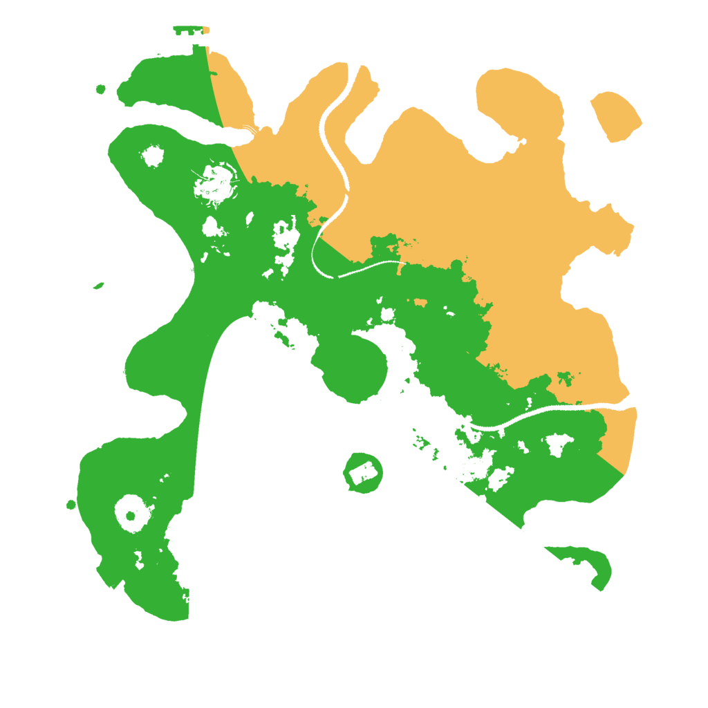 Biome Rust Map: Procedural Map, Size: 3000, Seed: 29987