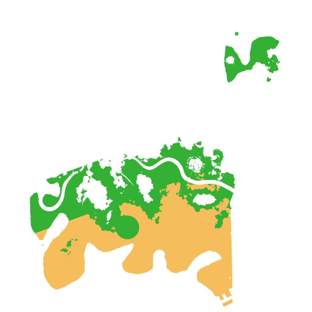 Biome Rust Map: Procedural Map, Size: 3500, Seed: 584656741