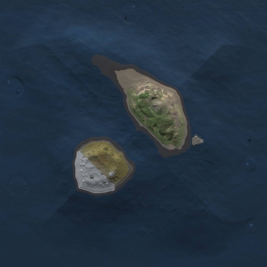 Rust Map: Procedural Map, Size: 1250, Seed: 118700567, 3 Monuments