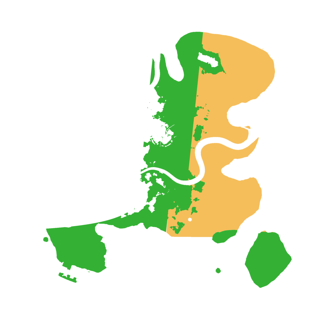 Biome Rust Map: Procedural Map, Size: 2500, Seed: 563