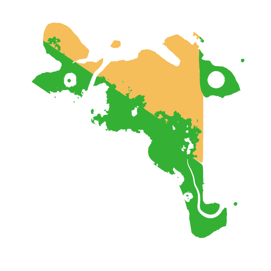 Biome Rust Map: Procedural Map, Size: 3000, Seed: 2134099142