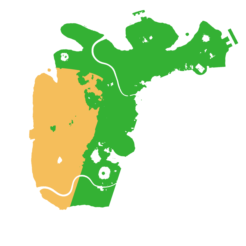 Biome Rust Map: Procedural Map, Size: 3000, Seed: 10976