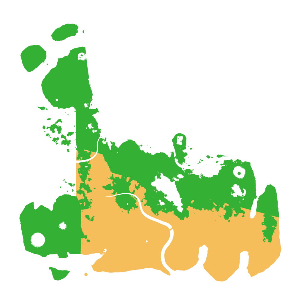 Biome Rust Map: Procedural Map, Size: 3800, Seed: 18008