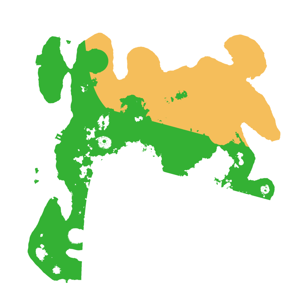 Biome Rust Map: Procedural Map, Size: 3500, Seed: 104858896