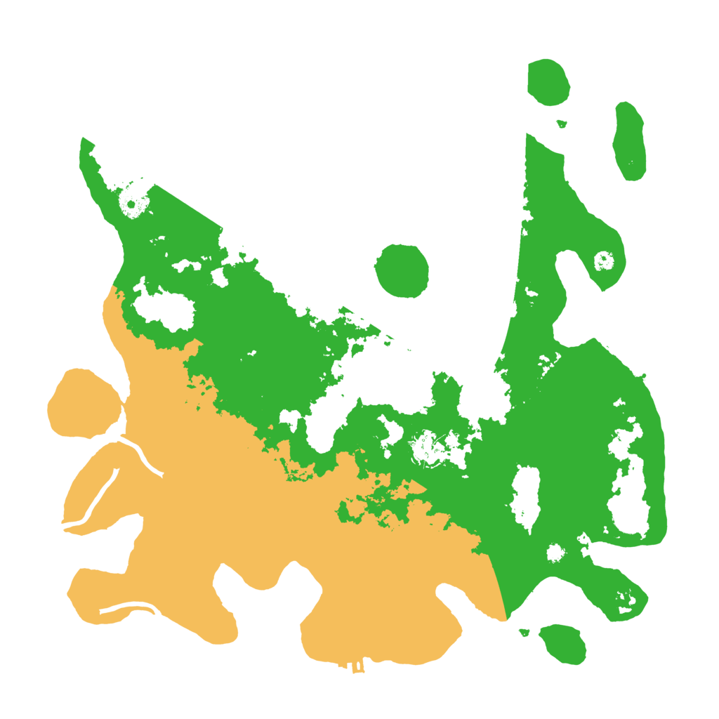 Biome Rust Map: Procedural Map, Size: 3700, Seed: 717990082