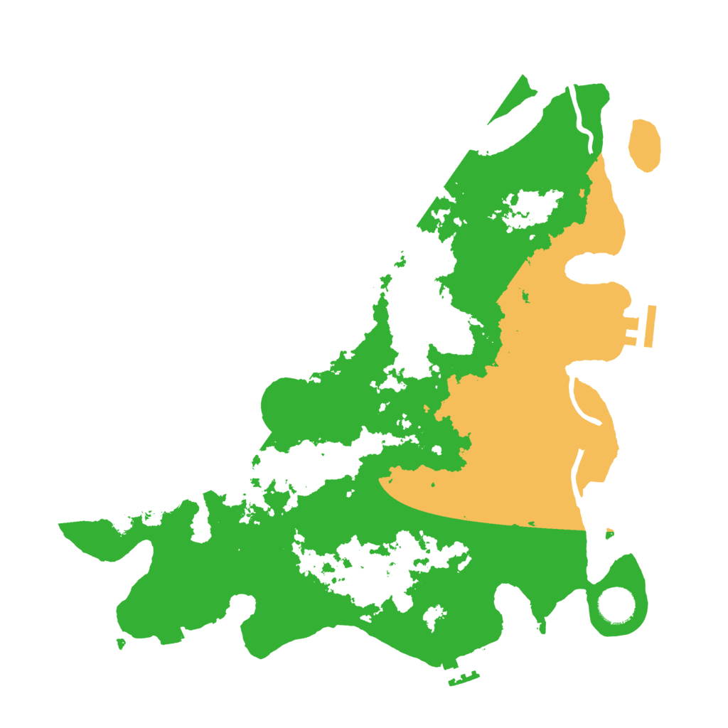 Biome Rust Map: Procedural Map, Size: 3500, Seed: 152868426