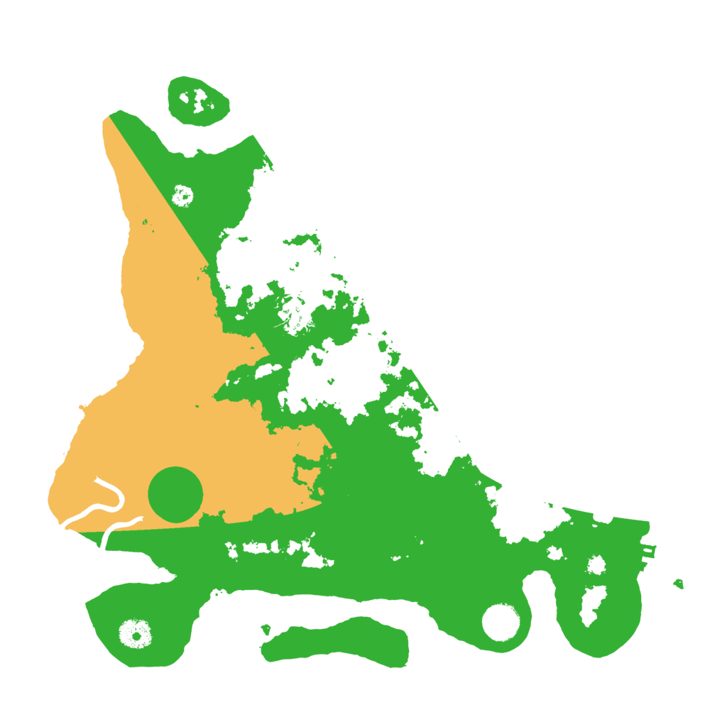 Biome Rust Map: Procedural Map, Size: 3500, Seed: 270953972