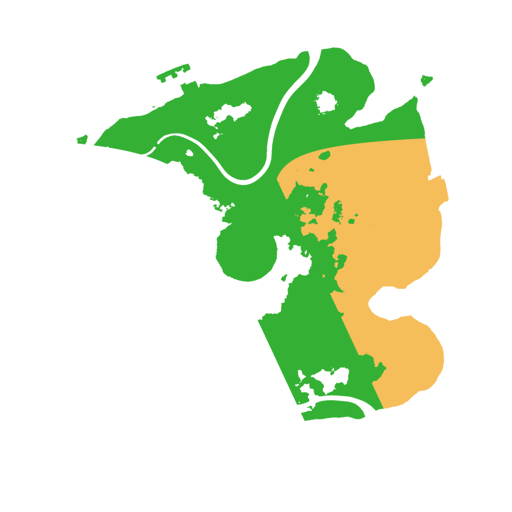 Biome Rust Map: Procedural Map, Size: 2250, Seed: 121