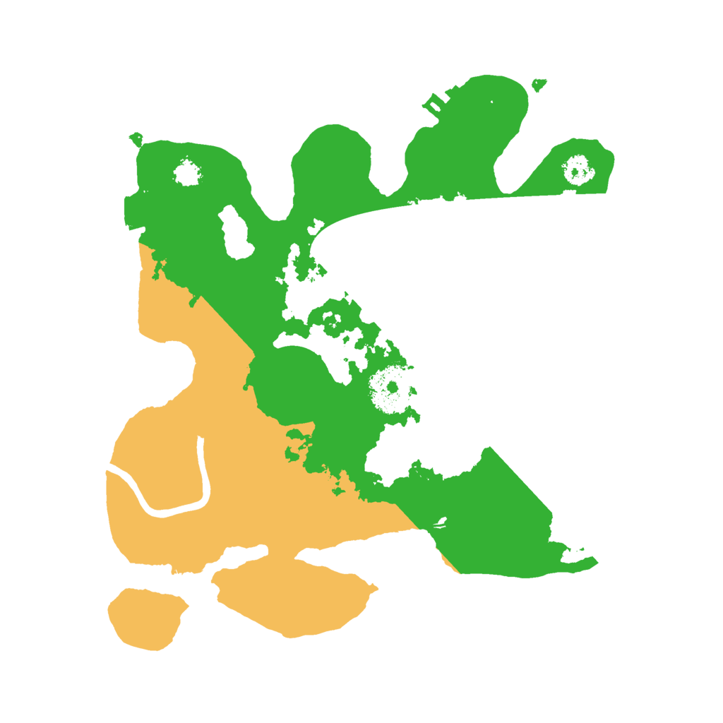 Biome Rust Map: Procedural Map, Size: 2500, Seed: 61764914
