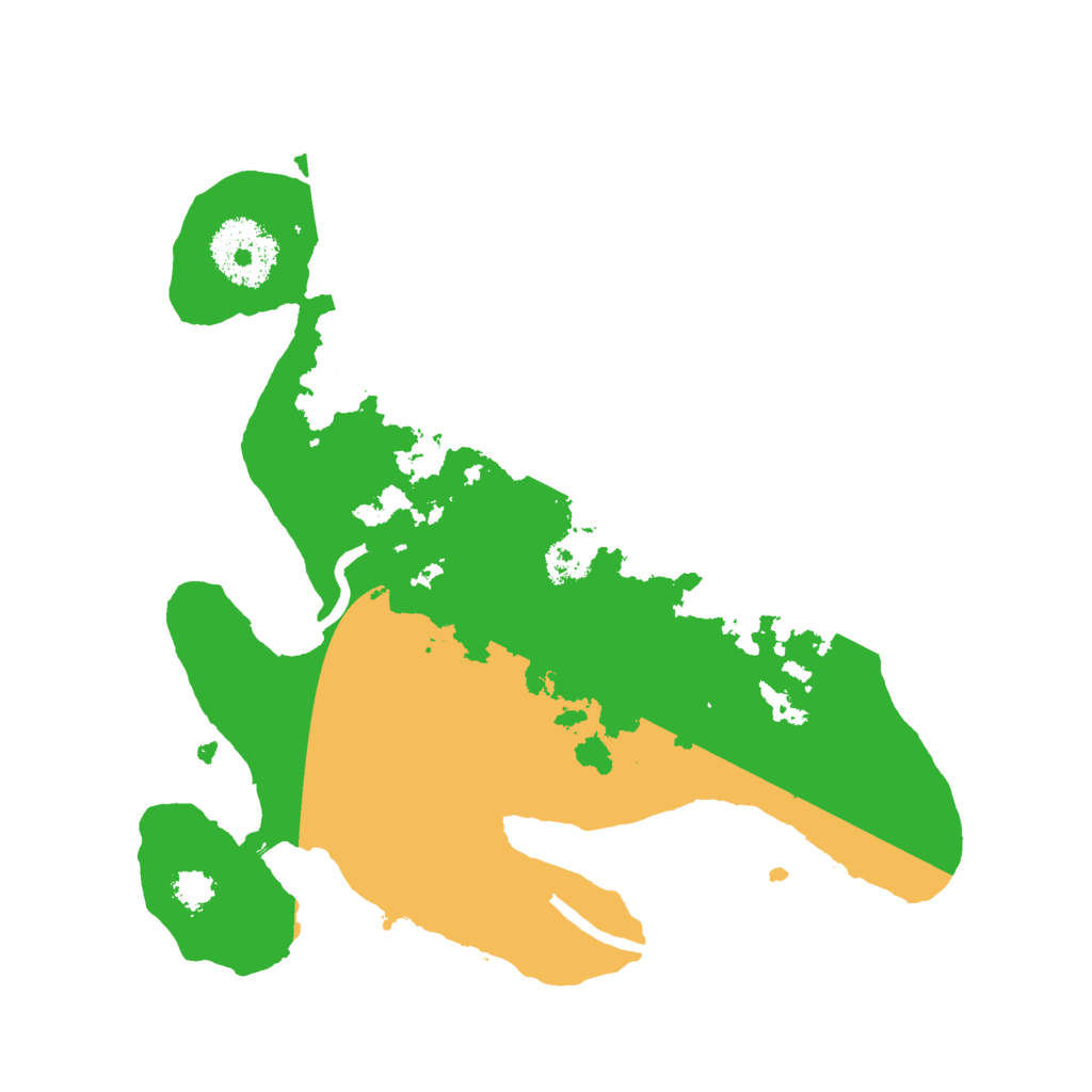 Biome Rust Map: Procedural Map, Size: 2500, Seed: 5456