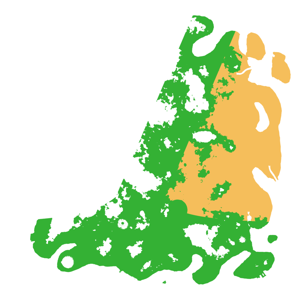 Biome Rust Map: Procedural Map, Size: 4500, Seed: 379
