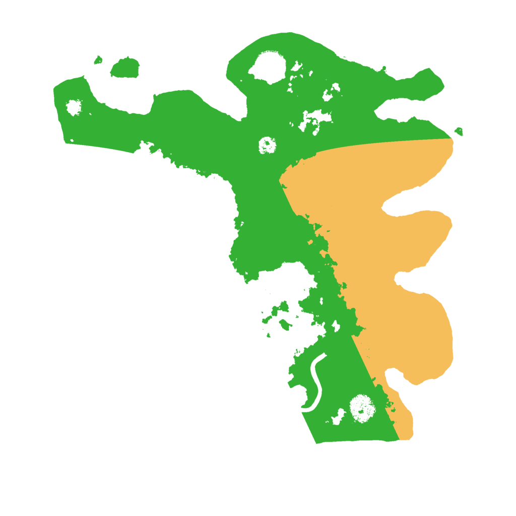 Biome Rust Map: Procedural Map, Size: 3000, Seed: 581152