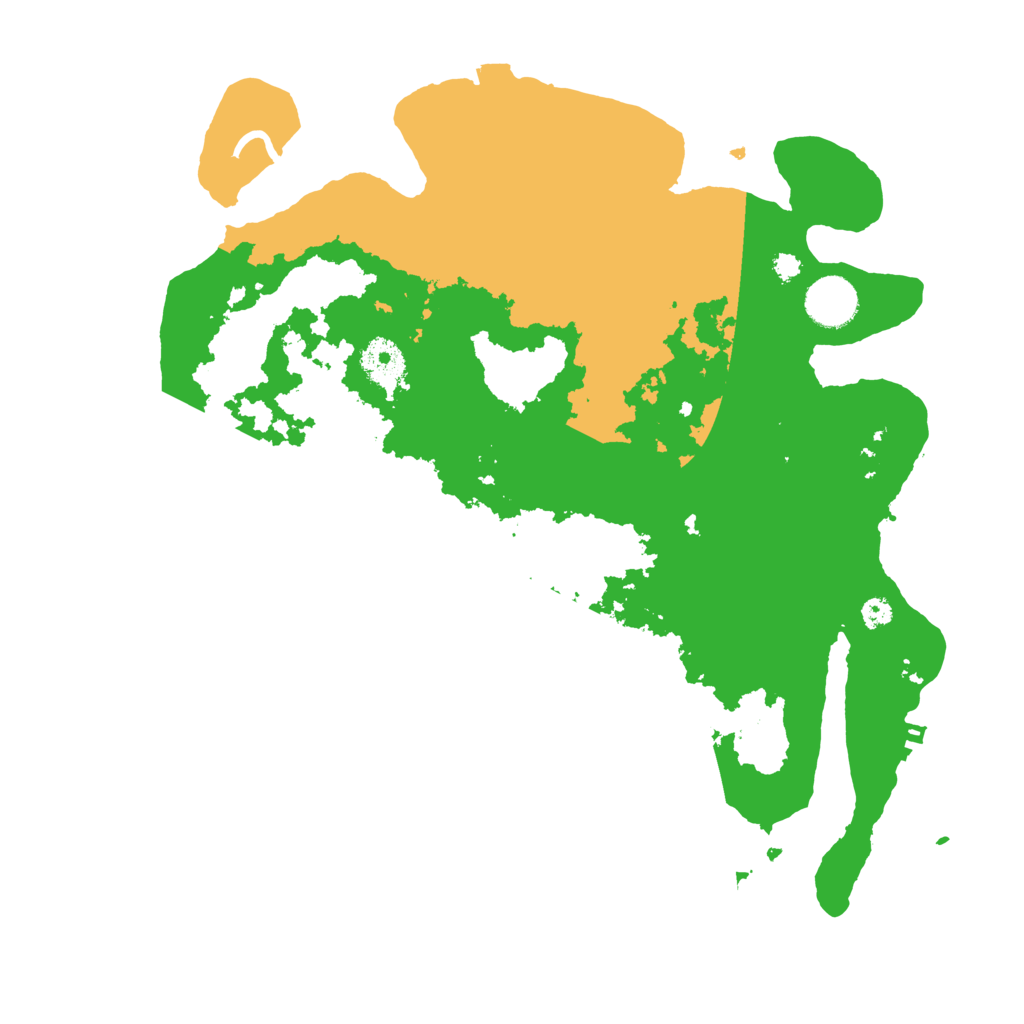 Biome Rust Map: Procedural Map, Size: 3500, Seed: 654983