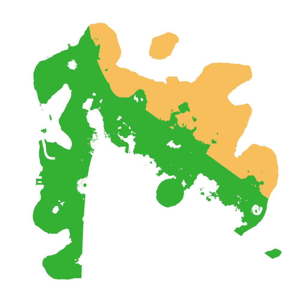 Biome Rust Map: Procedural Map, Size: 3000, Seed: 1961136342