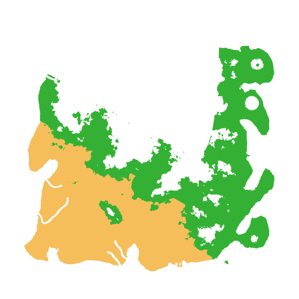 Biome Rust Map: Procedural Map, Size: 3800, Seed: 468663