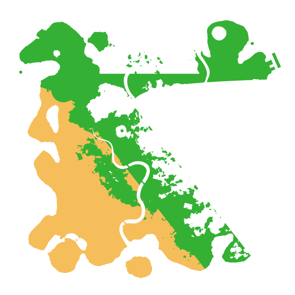 Biome Rust Map: Procedural Map, Size: 3800, Seed: 49994