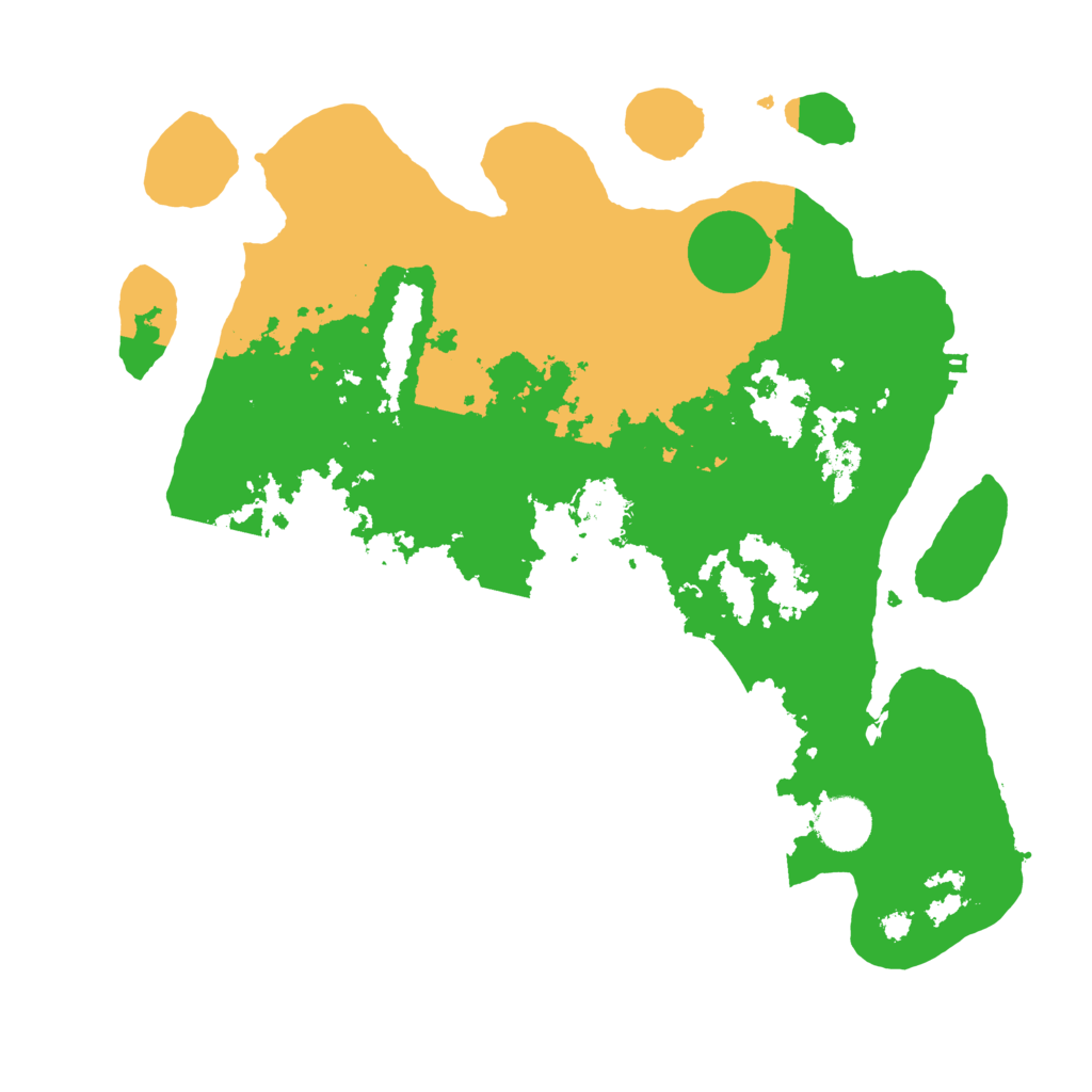 Biome Rust Map: Procedural Map, Size: 3500, Seed: 731721146