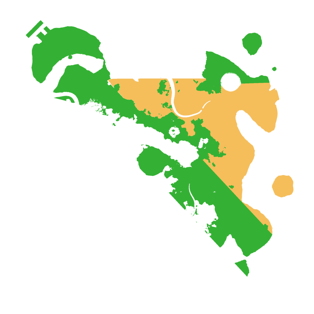 Biome Rust Map: Procedural Map, Size: 3000, Seed: 190564385