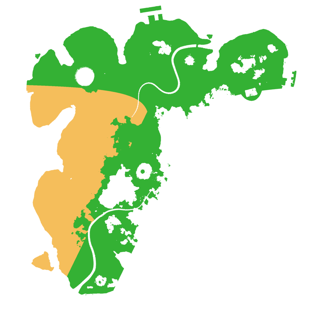 Biome Rust Map: Procedural Map, Size: 3000, Seed: 818289944