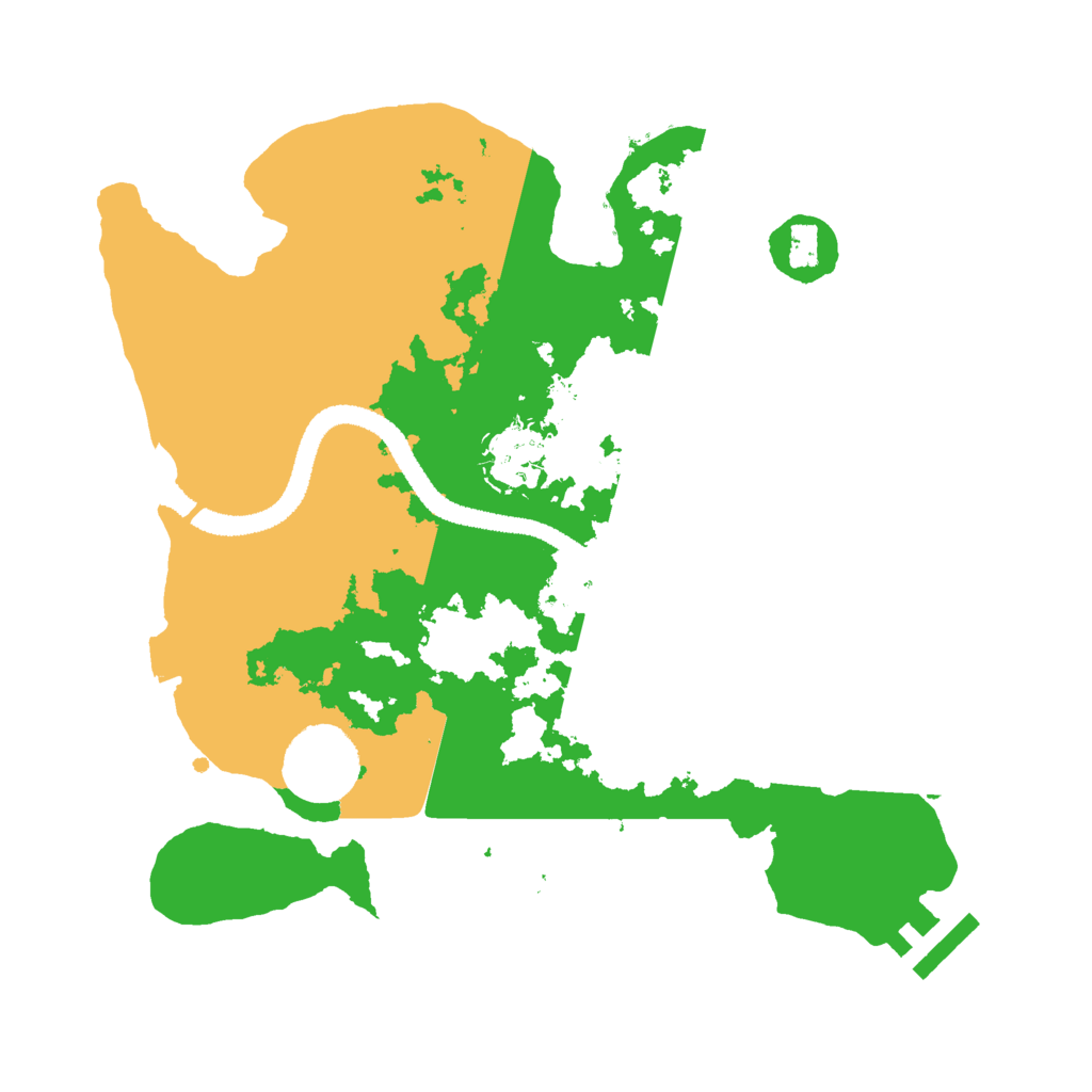 Biome Rust Map: Procedural Map, Size: 2750, Seed: 557395007