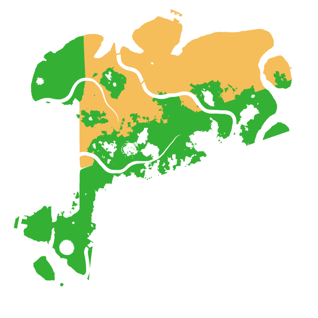 Biome Rust Map: Procedural Map, Size: 3800, Seed: 32137
