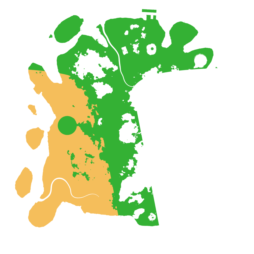 Biome Rust Map: Procedural Map, Size: 3550, Seed: 918774