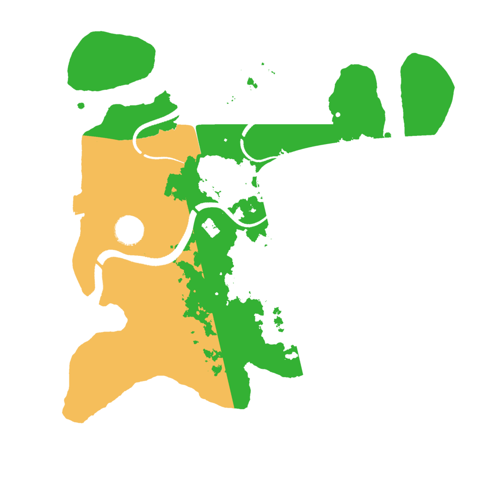 Biome Rust Map: Procedural Map, Size: 3000, Seed: 19586