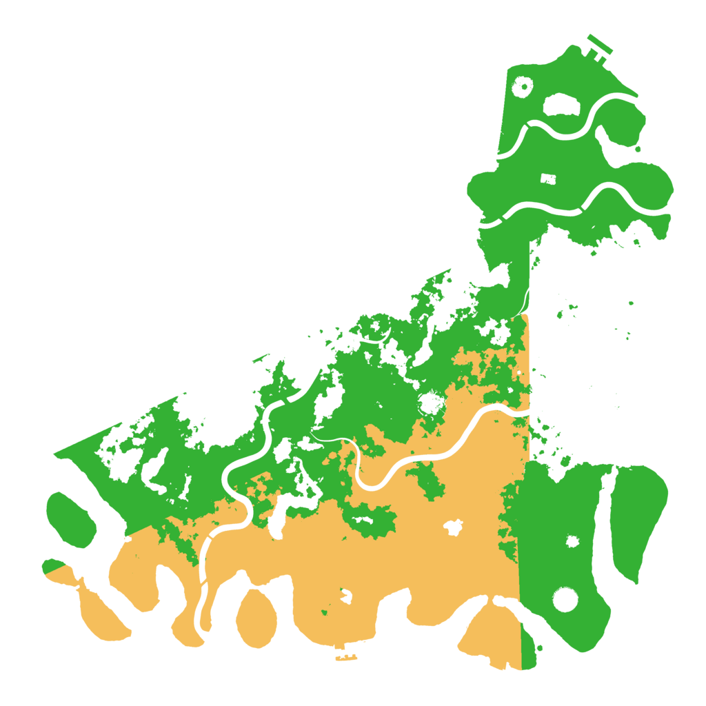 Biome Rust Map: Procedural Map, Size: 5000, Seed: 1369704404
