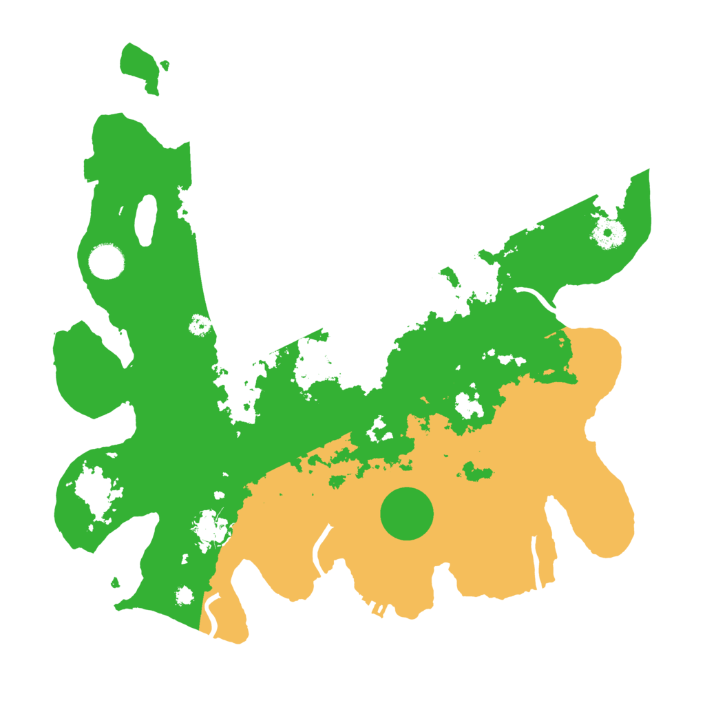 Biome Rust Map: Procedural Map, Size: 3500, Seed: 1155662638