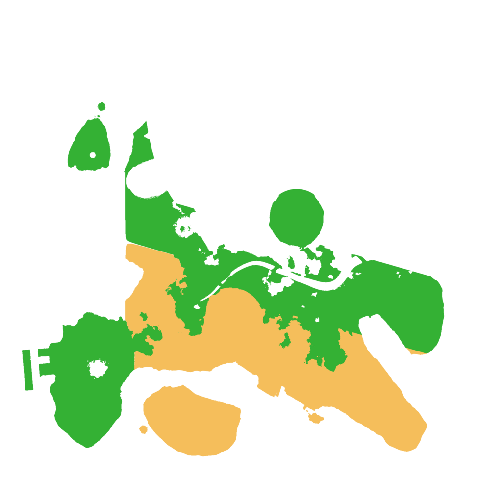 Biome Rust Map: Procedural Map, Size: 2500, Seed: 1278413990