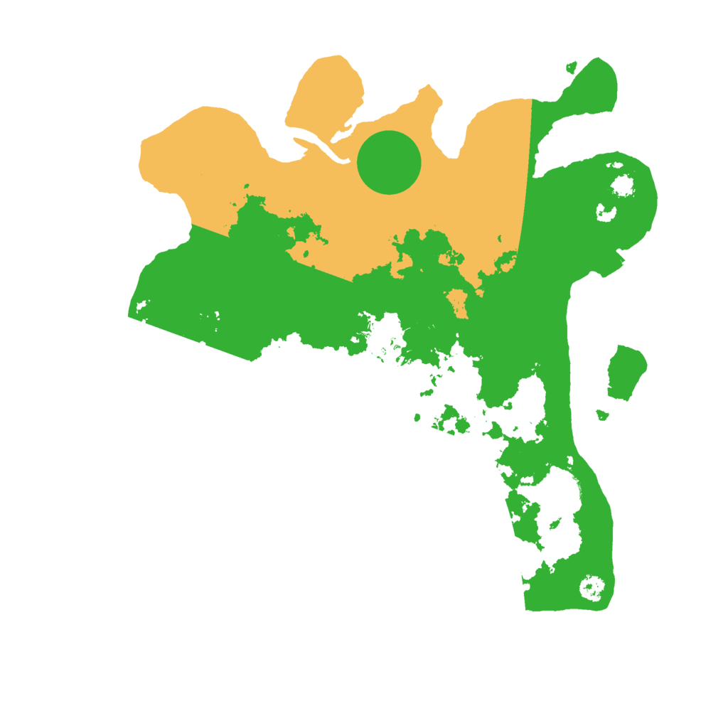 Biome Rust Map: Procedural Map, Size: 3000, Seed: 1356278