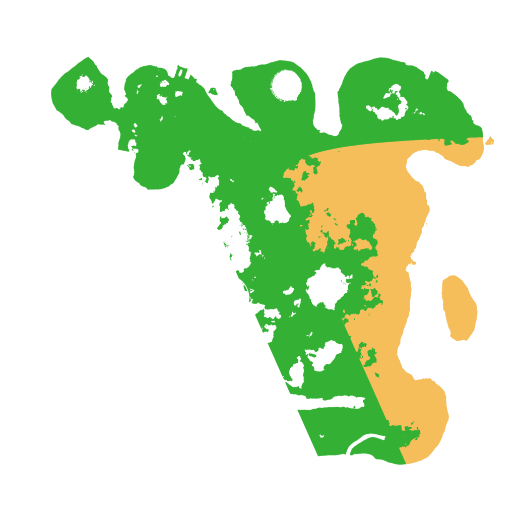 Biome Rust Map: Procedural Map, Size: 3000, Seed: 1210995303