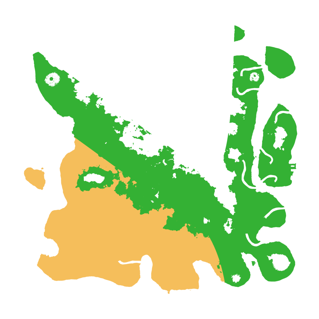 Biome Rust Map: Procedural Map, Size: 3500, Seed: 1040230810