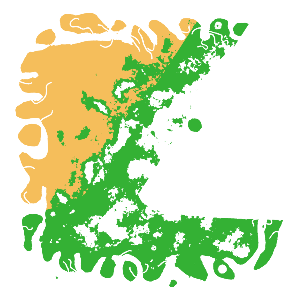 Biome Rust Map: Procedural Map, Size: 6000, Seed: 1085201532