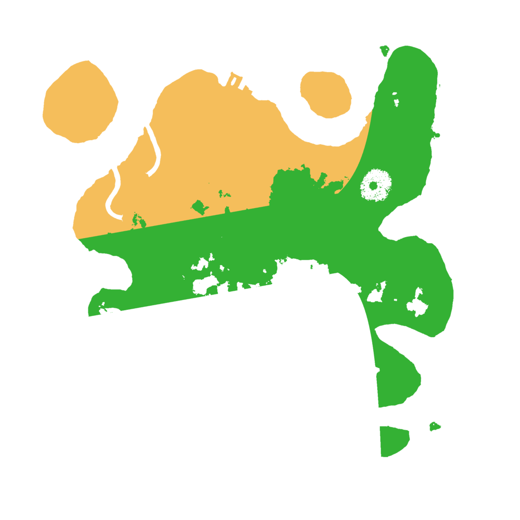 Biome Rust Map: Procedural Map, Size: 2500, Seed: 5874646