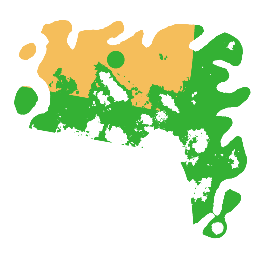 Biome Rust Map: Barren, Size: 4000, Seed: 126514263