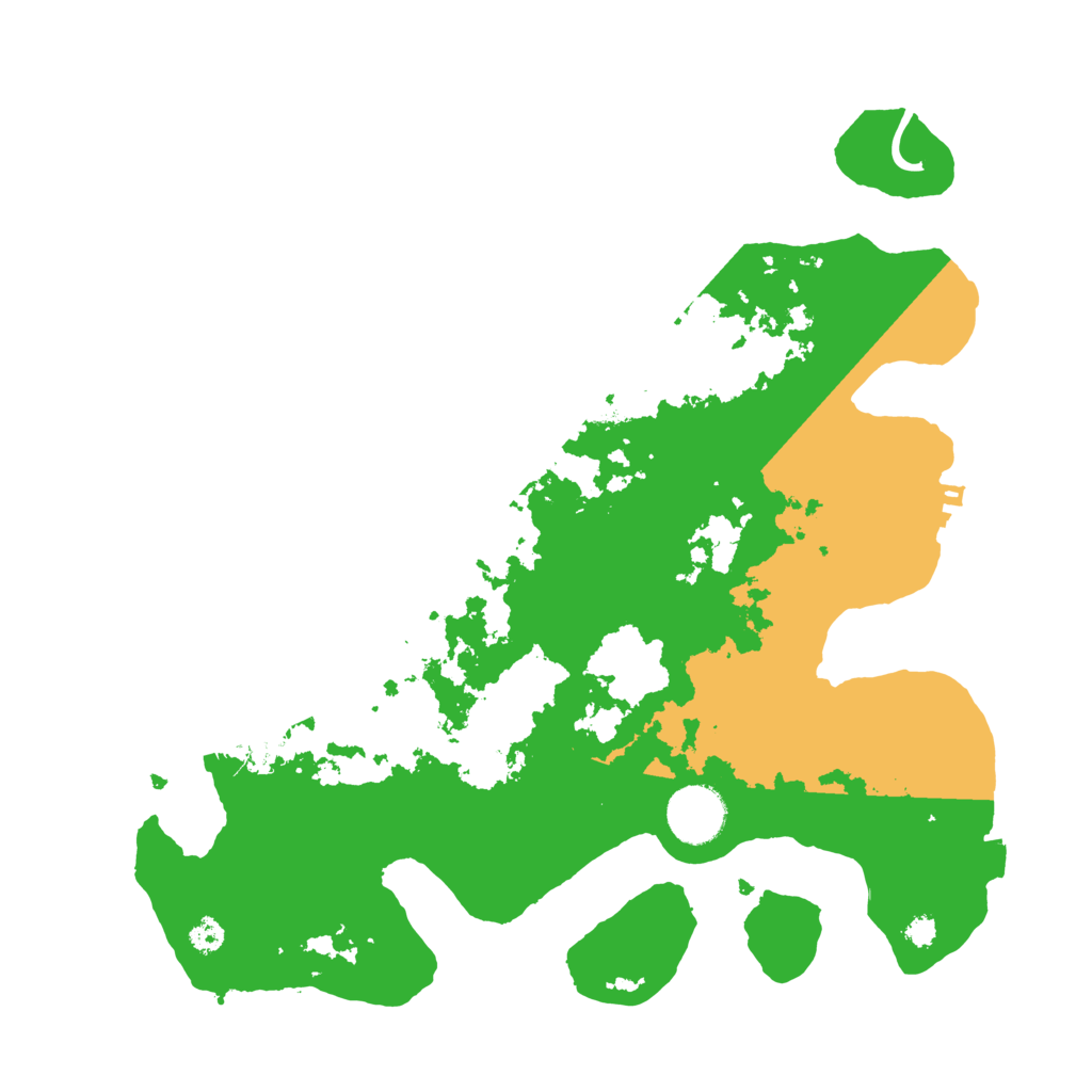 Biome Rust Map: Procedural Map, Size: 3300, Seed: 505753717