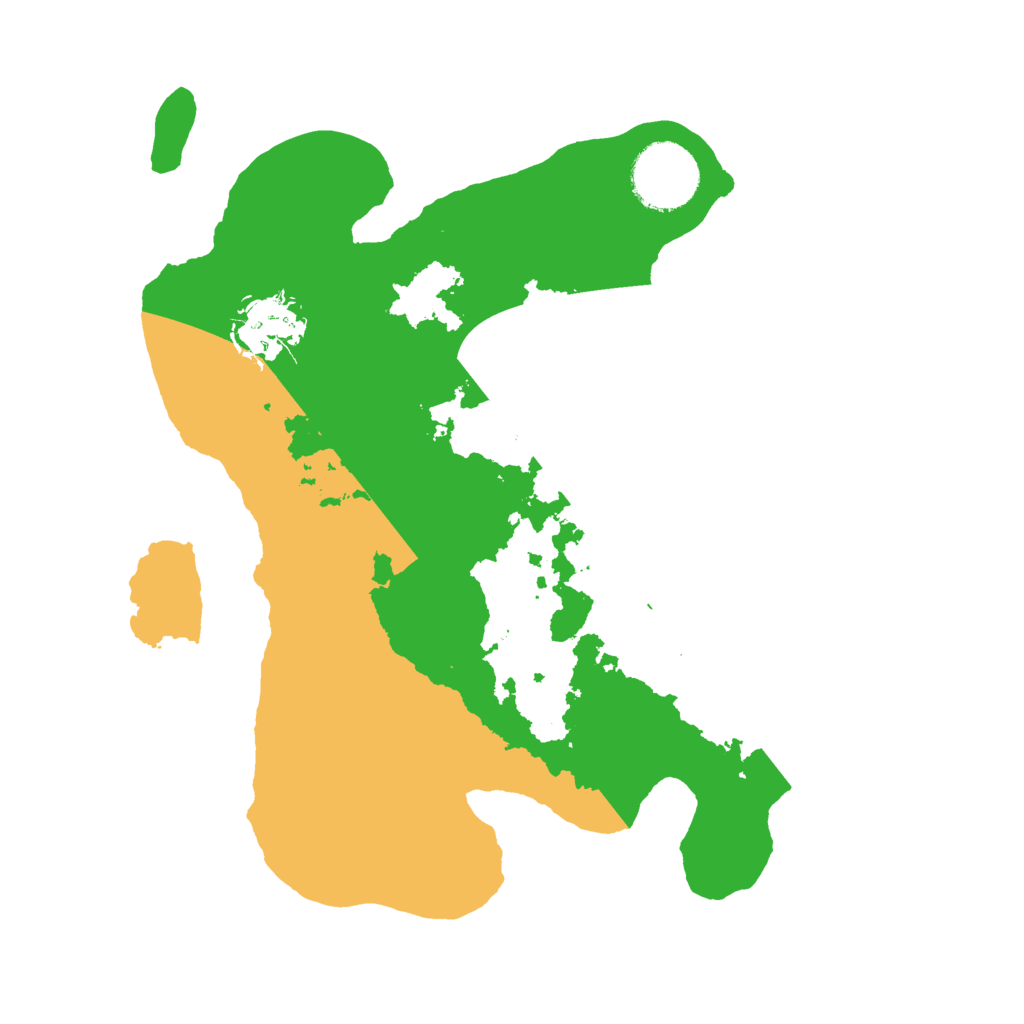 Biome Rust Map: Barren, Size: 2700, Seed: 151582670