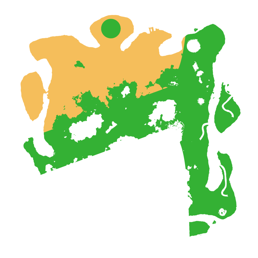 Biome Rust Map: Procedural Map, Size: 3500, Seed: 1018681437