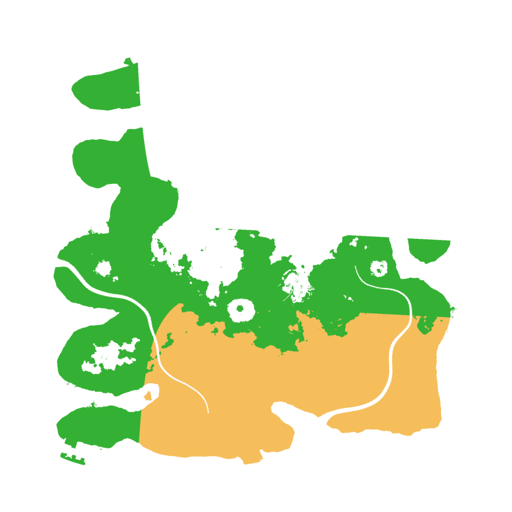 Biome Rust Map: Procedural Map, Size: 3000, Seed: 32092