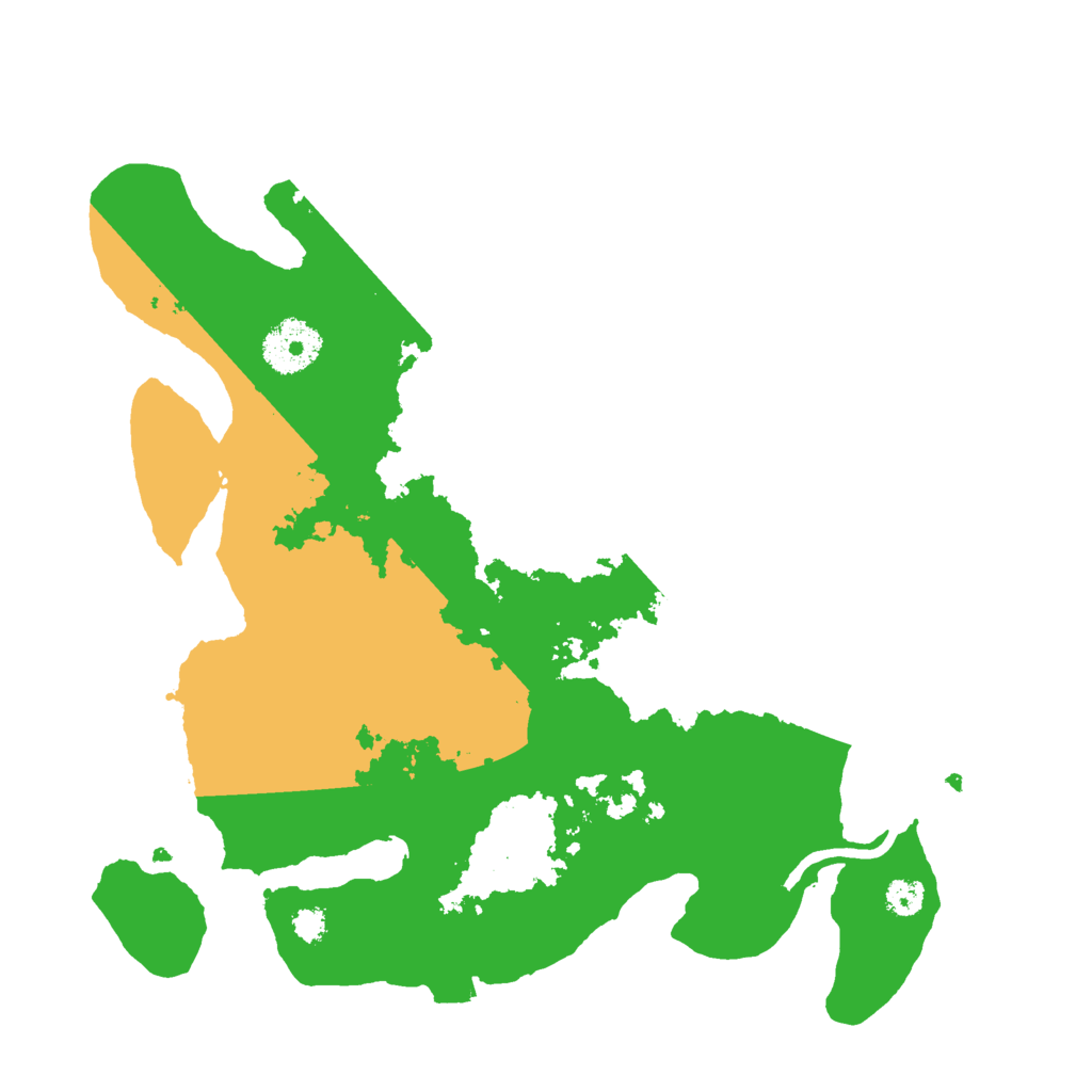 Biome Rust Map: Procedural Map, Size: 3000, Seed: 28548