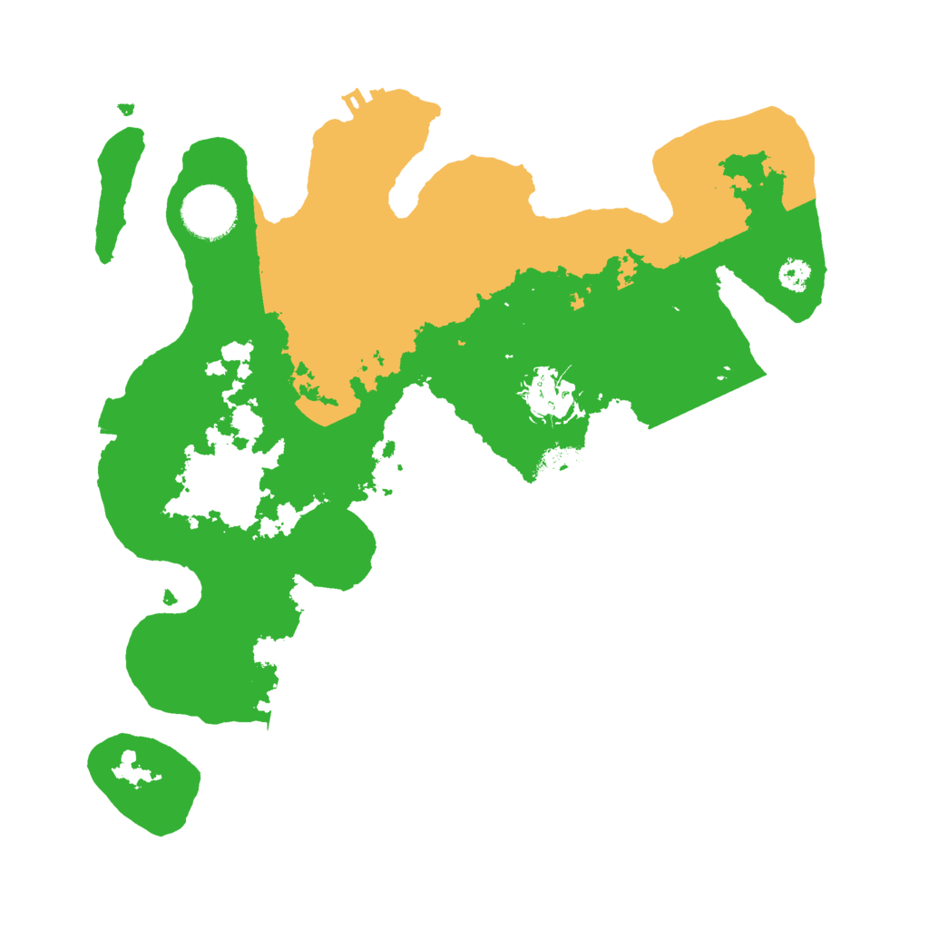 Biome Rust Map: Procedural Map, Size: 3000, Seed: 511102986