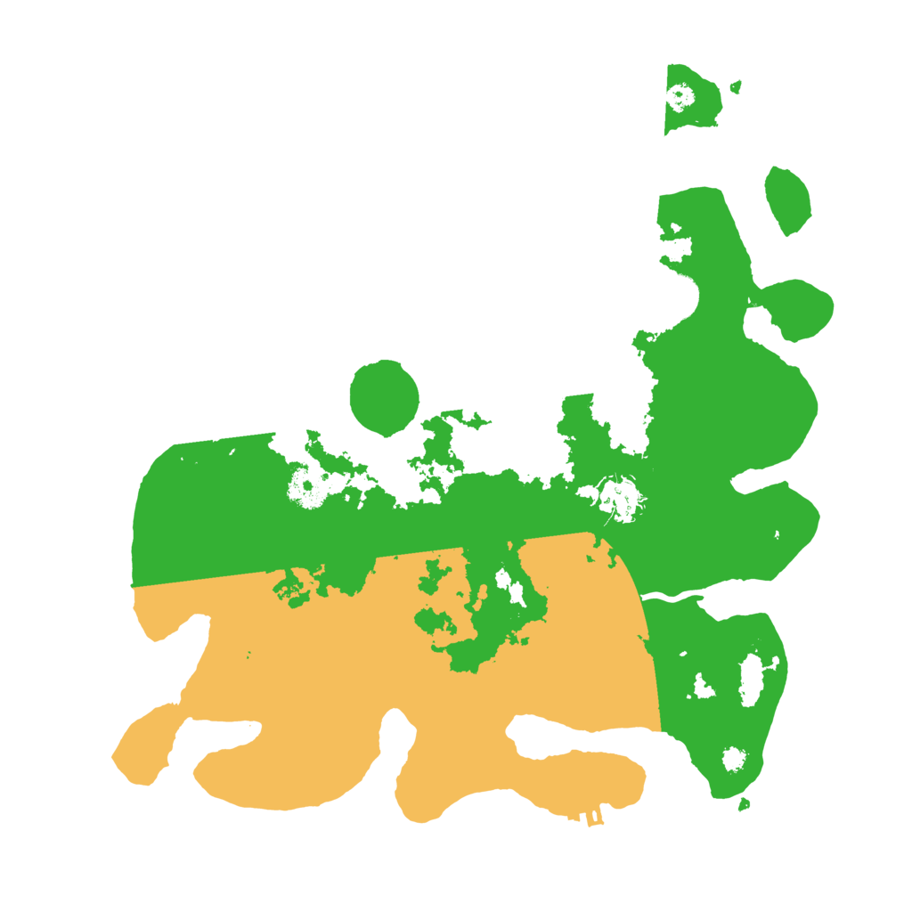 Biome Rust Map: Procedural Map, Size: 3500, Seed: 5482839