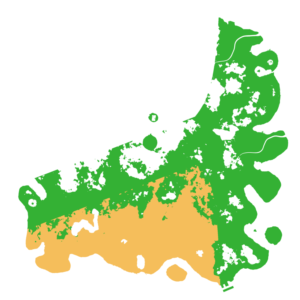Biome Rust Map: Procedural Map, Size: 5500, Seed: 865432156