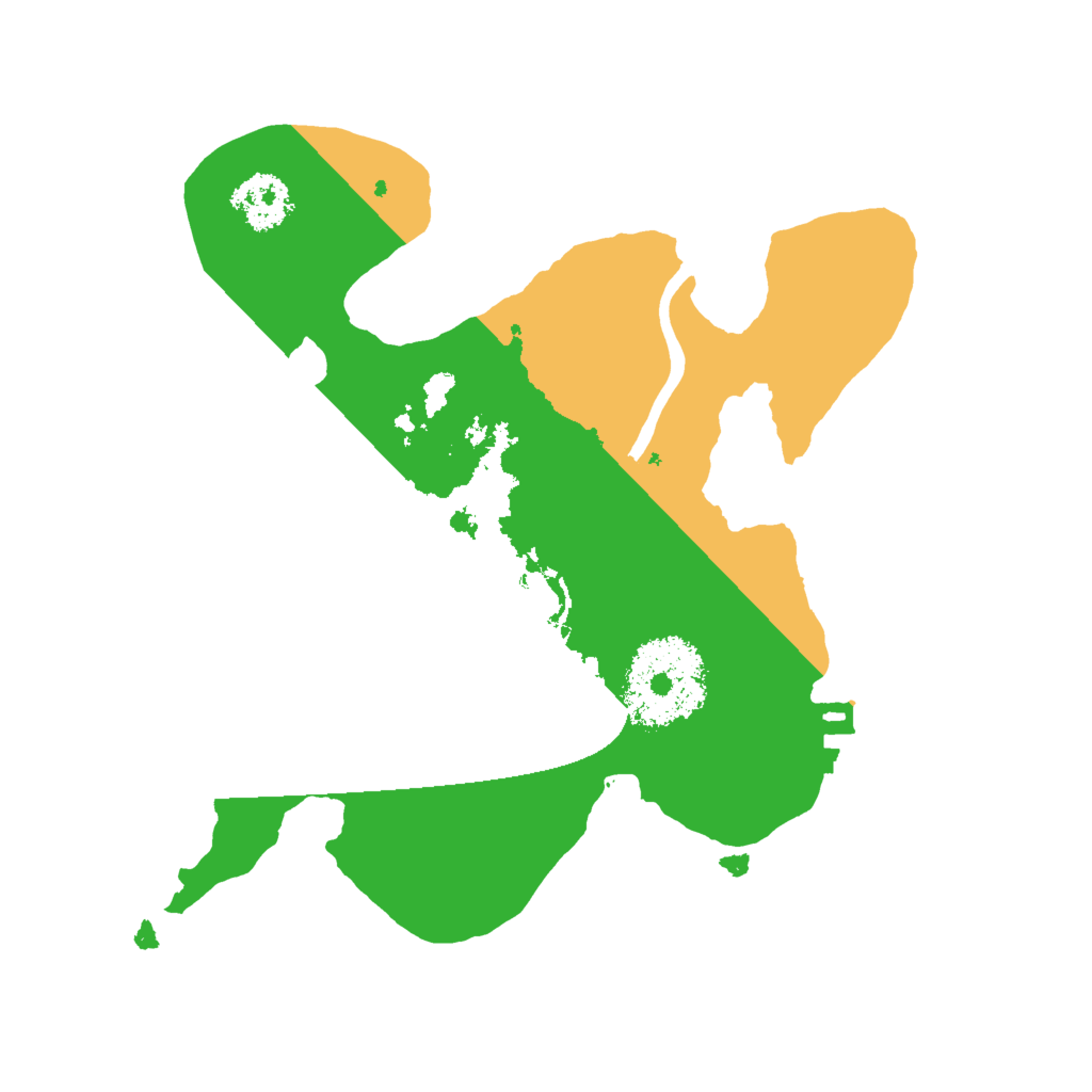 Biome Rust Map: Procedural Map, Size: 2000, Seed: 1672678699