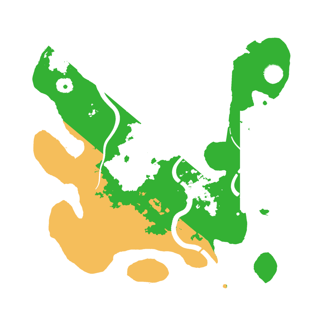 Biome Rust Map: Procedural Map, Size: 3000, Seed: 1754916