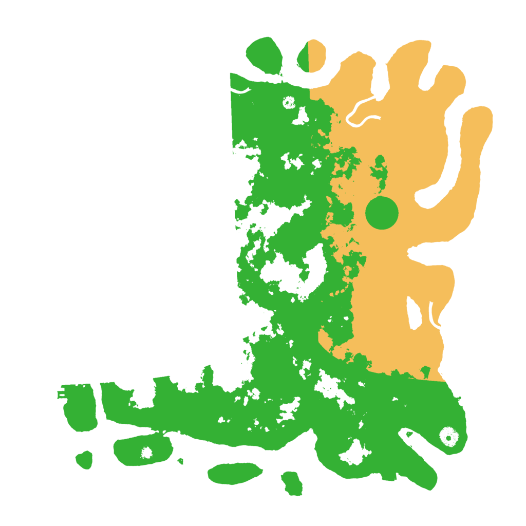 Biome Rust Map: Procedural Map, Size: 4200, Seed: 710420