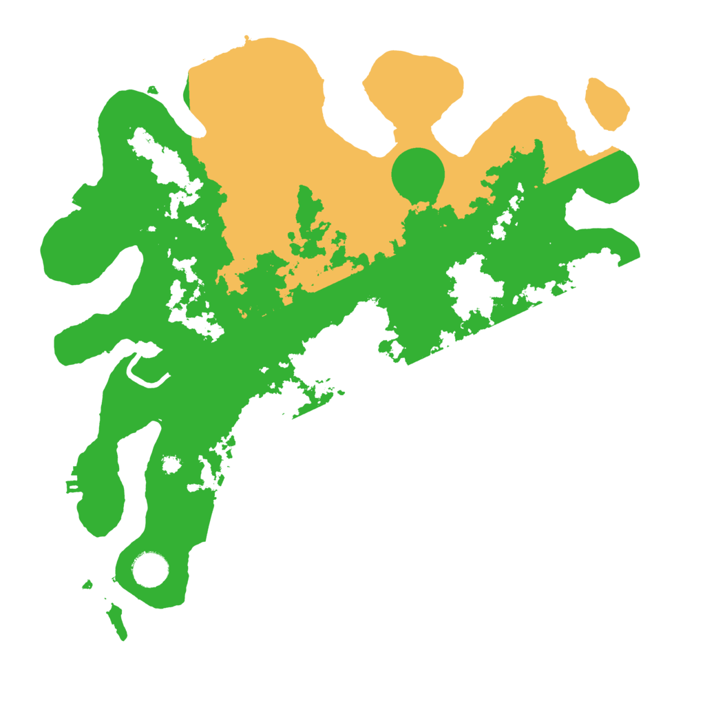 Biome Rust Map: Procedural Map, Size: 3500, Seed: 1175020395