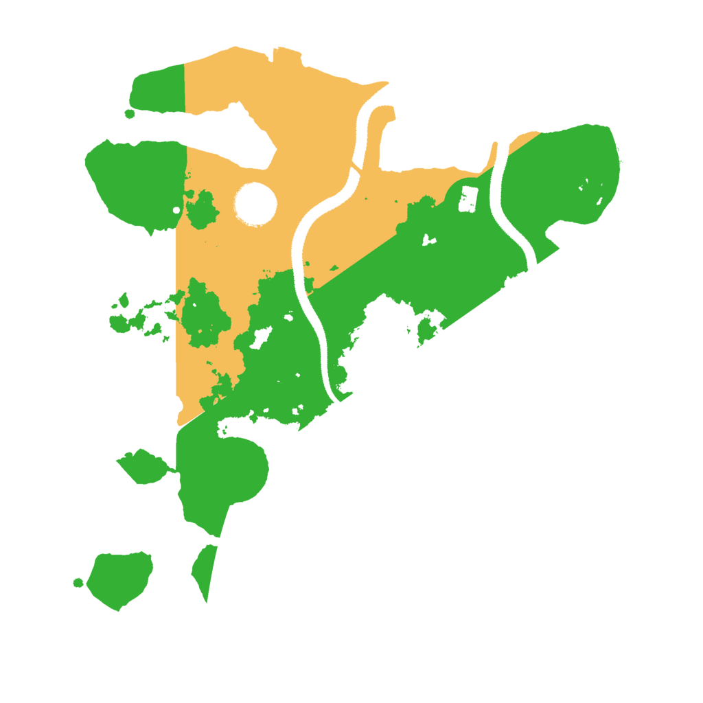Biome Rust Map: Procedural Map, Size: 2900, Seed: 84